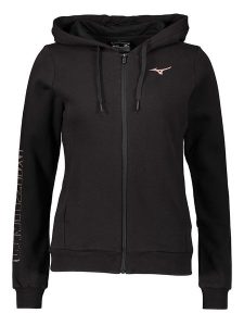 Mizuno Bluza "Mizuno" w kolorze czarnym rozmiar: XS. Czarne bluzy Mizuno, xs, bez wzorów, bez kaptura. Za 79,03 zł.