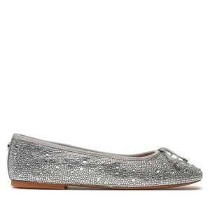 Baleriny Steve Madden. Szare balerinki Steve Madden, bez wzorów, bez obcasa, bez zapięcia. Za 299,99 zł.