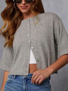 LA Angels Kardigan w kolorze jasnoszarym rozmiar: S. Szare swetry oversize LA Angels, s, bez wzorów, bez ramiączek. Za 178,79 zł.