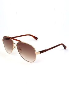 Longchamp Damskie okulary przeciwsłoneczne w kolorze złoto-jasnobrązowym rozmiar: 61. Brązowe okulary przeciwsłoneczne Longchamp. Za 224,95 zł.