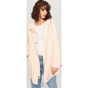 Parka - Pomarańczo. Szare kurtki marki Reserved. W wyprzedaży za 89,99 zł.