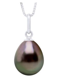 ATELIERS SAINT GERMAIN Złota zawieszka z perłą Tahiti rozmiar: onesize. Szare zawieszki ATELIERS SAINT GERMAIN, z perłą, srebrne. Za 413,99 zł.