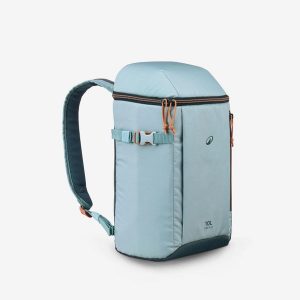 Lodówka-plecak 10 l. Niebieskie plecaki QUECHUA. Za 59,99 zł.