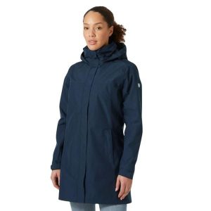 Kurtka uniwersalna damska Helly Hansen W Aden Long Coat. Niebieskie kurtki Helly Hansen, s, bez wzorów, z syntetyku, z kapturem. Za 582,90 zł.