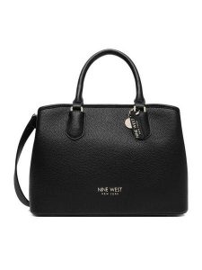 Nine West Torebka C-JL973 Czarny. Czarne torebki klasyczne Nine West, bez wzorów, z materiału, bez dodatków. Za 249,99 zł.