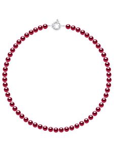 ATELIERS SAINT GERMAIN Naszyjnik perłowy w kolorze czerwonym - dł. 42 cm rozmiar: onesize. Czerwone naszyjniki ATELIERS SAINT GERMAIN, z perłą, srebrne. Za 730,99 zł.