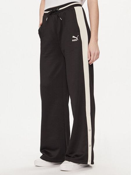 Puma Spodnie dresowe T7 For The Fanbase 625025 Czarny Relaxed Fit. Czarne spodnie dresowe Puma, m, bez wzorów, z bawełny. Za 349,99 zł.