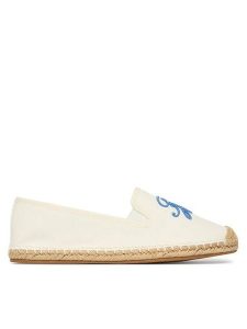 Tommy Hilfiger Espadryle Th Script Summer Espadrille FW0FW09240 Biały. Białe espadryle TOMMY HILFIGER, bez wzorów, z materiału, bez obcasa. Za 289,99 zł.