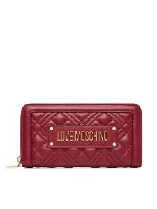 LOVE MOSCHINO Portfel JC5600PP1PLA0552 Bordowy. Czerwone portfele LOVE MOSCHINO, bez wzorów, ze skóry. Za 439,99 zł.