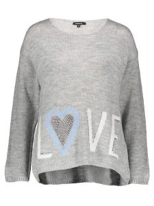 More & More Sweter w kolorze jasnoszarym rozmiar: 40. Szare golfy More & More, bez wzorów. Za 250,45 zł.