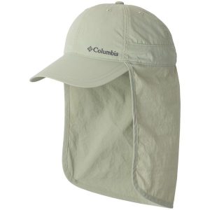 Czapka z daszkiem dla dorosłych Schooner Bank II Cap. Zielone czapki Columbia, bez wzorów, z materiału, sportowe. Za 119,99 zł.