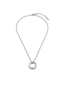 Calvin Klein Naszyjnik 35000306 Srebrny. Szare naszyjniki Calvin Klein, metalowe. Za 359,99 zł.