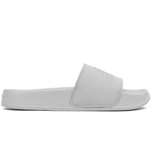 Klapki damskie New Balance SWM200U3 – szare. Szare klapki New Balance, bez wzorów, bez obcasa. Za 99,99 zł.