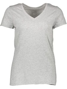 GAP Koszulka w kolorze szarym rozmiar: XL. Szare bluzki GAP, xl, bez wzorów, bez kołnierzyka, bez ramiączek. Za 32,59 zł.