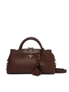 Guess Torebka Danielle HWZG22 27050 Brązowy. Brązowe torebki klasyczne Guess, z aplikacjami, ze skóry, bez dodatków. Za 584,99 zł.
