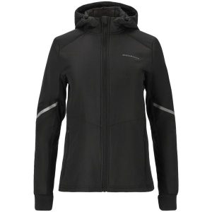 Bluza hybrydowa damska Endurance Princey PrimaLoft®. Czarne kurtki ENDURANCE, bez wzorów, bez kaptura. Za 449,99 zł.