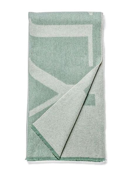 Hey Marly Wełniany szal "Signature" w kolorze zielonym - 200 x 55 cm rozmiar: onesize. Zielone szaliki Hey Marly, bez wzorów, z kaszmiru. Za 296,56 zł.