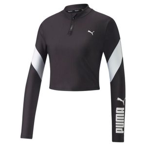 Bluza damska Puma Fit Ever Scultp. Czarne bluzy Puma, xs, bez wzorów, bez kaptura. W wyprzedaży za 180,15 zł.