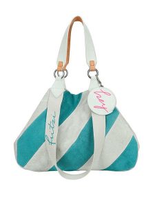 Fritzi aus Preußen Shopper bag w kolorze błękitno-turkusowym - 45 x 34 x 16 cm rozmiar: onesize. Niebieskie shopper bag Fritzi aus Preußen, bez wzorów, z materiału, na ramię, bez dodatków. Za 231,68 zł.