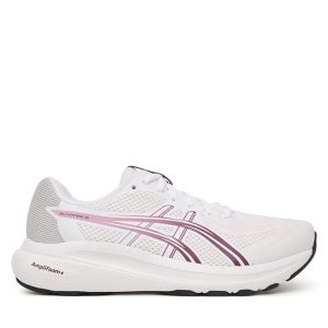 Buty do biegania Asics. Białe buty sportowe ASICS, bez wzorów, bez zapięcia, do biegania. Za 309,99 zł.