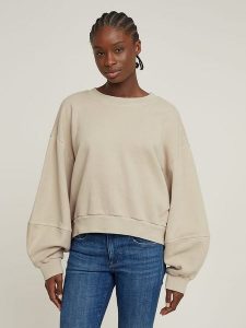 G-Star Bluza w kolorze beżowym rozmiar: S. Brązowe bluzy G-Star, s, bez wzorów, z bawełny, bez kaptura. Za 257,92 zł.