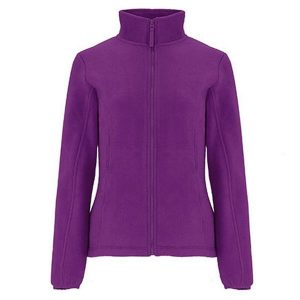 Damska Bluza Polarowa Artic Fleece Jacket. Fioletowe kurtki ROLY, na zimę, xl, bez wzorów, z polaru, bez kaptura. Za 107,99 zł.