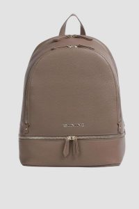 VALENTINO Damski plecak w kolorze taupe Brixton Borsa. Brązowe plecaki Valentino by Mario Valentino. W wyprzedaży za 399,99 zł.