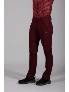 Maul Sport Spodnie softshellowe "Klosters II" w kolorze bordowym rozmiar: 22. Brązowe spodnie dresowe Maul Sport, bez wzorów, outdoorowe. Za 239,99 zł.