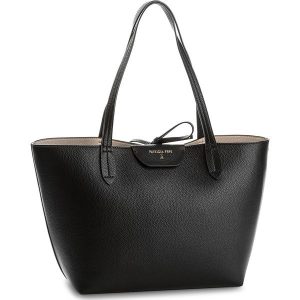Torebka PATRIZIA PEPE - 2V5452/AV63-I2ND Double Black/Beige. Shopper bag marki Patrizia Pepe. W wyprzedaży za 419,00 zł.