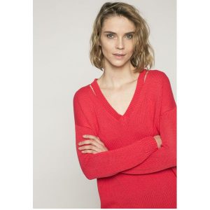 Medicine - Sweter Basic. Szare swetry klasyczne marki MEDICINE, z dzianiny, z krótkim rękawem. W wyprzedaży za 39,90 zł.