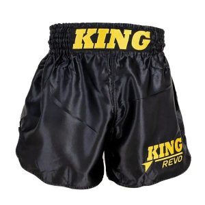 Szorty do boksu tajskiego King Pro Boxing Revo 2. Czarne szorty KING PRO BOXING, bez wzorów, sportowe. Za 258,00 zł.