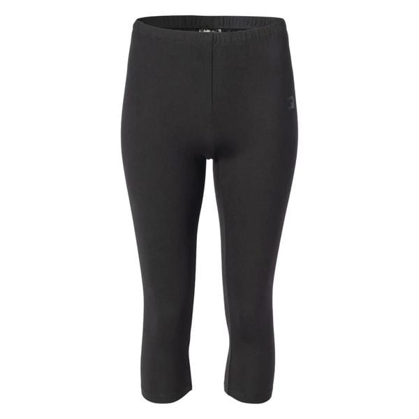 Damskie legginsy IQ Intelligence Quality Silki II. Czarne legginsy IQ, bez wzorów, z elastanu, krótkie. Za 97,71 zł.
