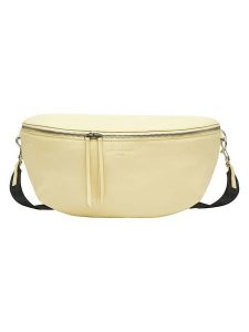 Liebeskind Berlin Skórzana saszetka w kolorze żółtym - 40 x 27 x 11 cm rozmiar: onesize. Żółte nerki i saszetki Liebeskind Berlin, bez wzorów, z materiału. Za 508,70 zł.