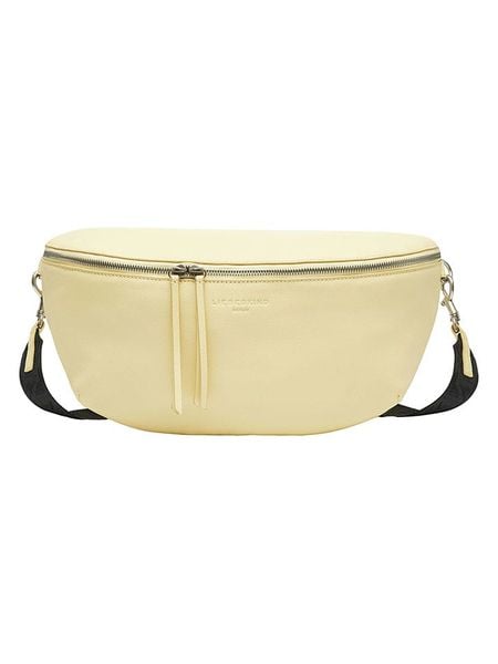 Liebeskind Berlin Skórzana saszetka w kolorze żółtym - 40 x 27 x 11 cm rozmiar: onesize. Żółte nerki i saszetki Liebeskind Berlin, bez wzorów, z materiału. Za 532,06 zł.