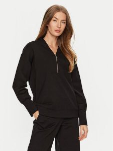 ACCESS FASHION Bluza 44-2143-749 Czarny Regular Fit. Czarne bluzy ACCESS FASHION, s, bez wzorów, z syntetyku, bez kaptura. Za 399,99 zł.