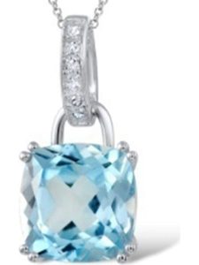 Maison héritage PARIS Złota zawieszka "Topaze mouvante" z diamentem rozmiar: onesize. Niebieskie zawieszki Maison héritage PARIS, z diamentem, złote. Za 804,99 zł.