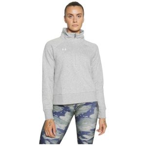 Bluza Damska Polarowa Under Armour Polar Damski Szary Rival Fleece. Szare bluzy Under Armour, bez wzorów, z polaru, bez kaptura. Za 172,87 zł.