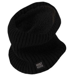 Komin termiczny - damski - Czarny - Onesize. Czarne szaliki HEAT KEEPER, bez wzorów, z elastanu. Za 134,79 zł.