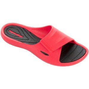 Klapki basenowe damskie Aquafeel "Profi Pool Shoe". Czerwone klapki AQUAFEEL, bez wzorów, bez obcasa. Za 119,99 zł.
