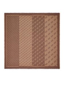Guess Chusta AW5526 VIS03 Brązowy. Brązowe apaszki i chusty Guess, z aplikacjami, z wiskozy. Za 194,99 zł.