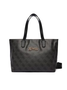 Guess Torebka J6RZ13 WFMF0 Czarny. Czarne torebki klasyczne Guess, z aplikacjami, ze skóry, bez dodatków. Za 329,99 zł.