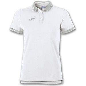 Koszulka polo do tenisa damska Joma Bali II. Białe bluzki JOMA, xl, bez wzorów, sportowe, bez kołnierzyka, bez ramiączek. Za 131,50 zł.