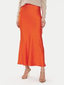 Imperial Spódnica maxi GHN4HBA Pomarańczowy Regular Fit. Brązowe spódnice Imperial, xs, bez wzorów, z syntetyku, maxi. Za 339,99 zł.