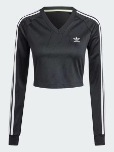 Adidas Koszulka w kolorze czarnym rozmiar: M. Czarne bluzki ADIDAS, m, bez wzorów, bez kołnierzyka, bez ramiączek. Za 116,45 zł.