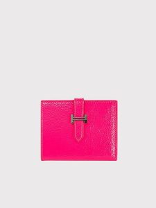 Lucky Bees Portfel "Helsinki" w kolorze różowym - 12 x 10 x 1,5 cm rozmiar: onesize. Różowe portfele Lucky Bees, bez wzorów, z materiału. Za 73,99 zł.