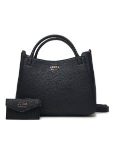 Guess Torebka HWPG96 48050 Czarny. Czarne torebki klasyczne Guess, z aplikacjami, ze skóry, bez dodatków. Za 449,99 zł.