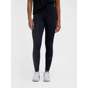 Damskie legginsy z kieszenią Hummel Court. Czarne legginsy Hummel, bez wzorów. Za 254,50 zł.