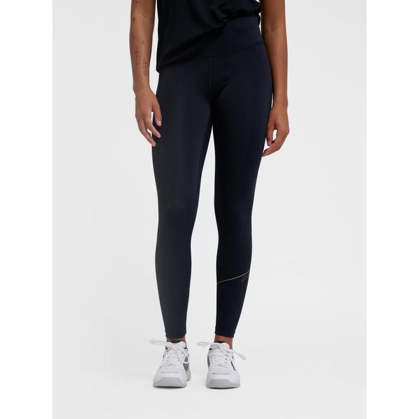 Damskie legginsy z kieszenią Hummel Court. Czarne legginsy Hummel, bez wzorów. Za 254,50 zł.