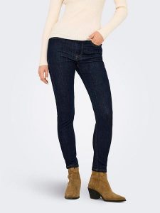 JDY Dżinsy - Slim fit - w kolorze granatowym rozmiar: M/L32. Niebieskie jeansy JDY, bez wzorów. Za 158,10 zł.