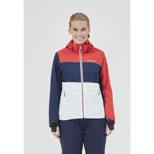 Kurtka narciarska damska Whistler Kamille W Ski Jacket W-PRO 10000. Czerwone kurtki WHISTLER, na zimę, bez wzorów, bez kaptura. Za 399,99 zł.
